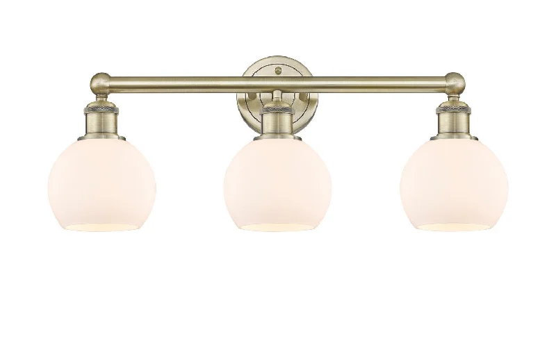 Industrial Lighting for Electronics ManufacturingEdison Three Light Bath Vanity
