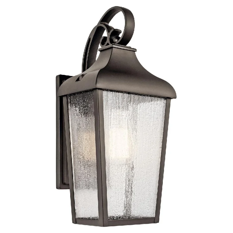 Dimmable Industrial Lighting for Ambiance ControlForestdale 15 in. Outdoor Wall Sconce Old Bronze Finish