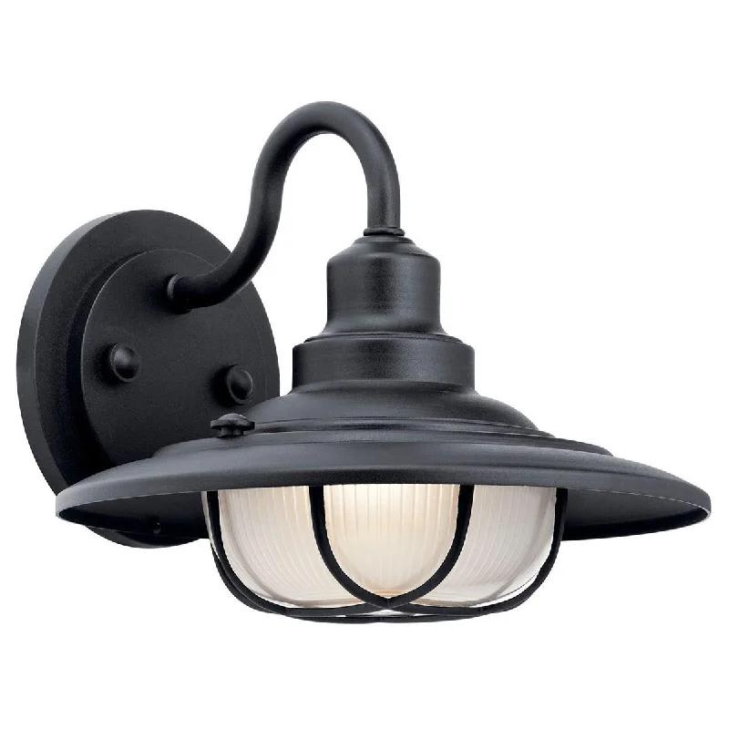 Industrial Lighting for Electronics ManufacturingHarvest Ridge 11 in. Outdoor Barn Light Black Finish