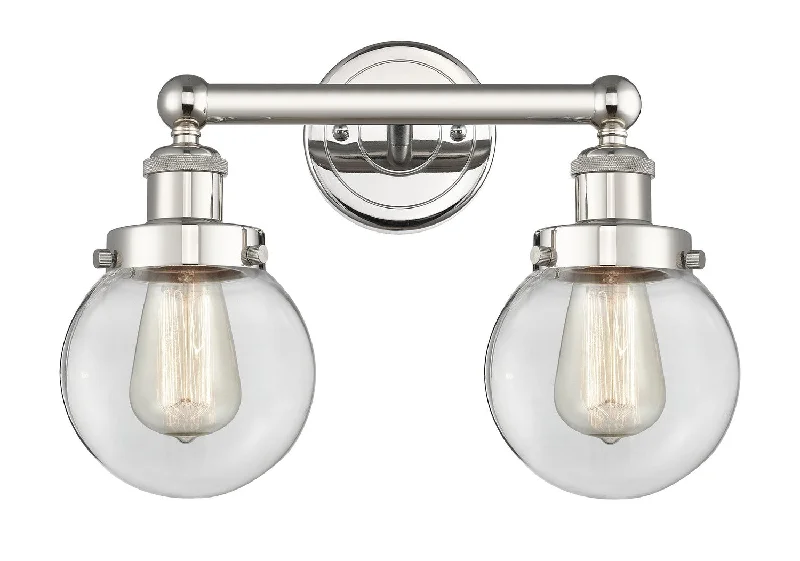 Industrial Task Lighting for Precision WorkstationsEdison Two Light Bath Vanity