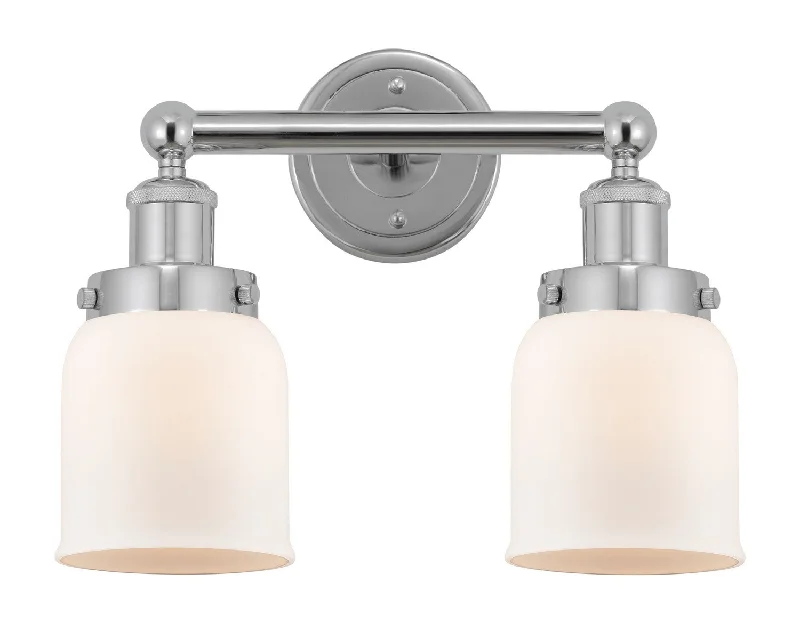 Industrial Lighting for Metal Fabrication ShopsEdison Two Light Bath Vanity