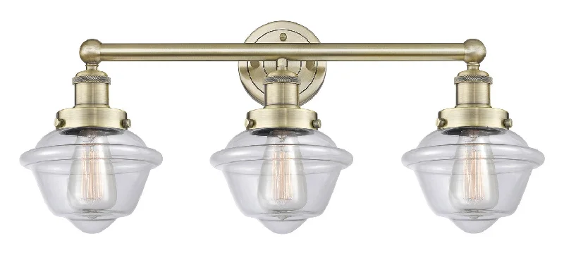 Industrial Task Lighting for Precision WorkstationsEdison Three Light Bath Vanity