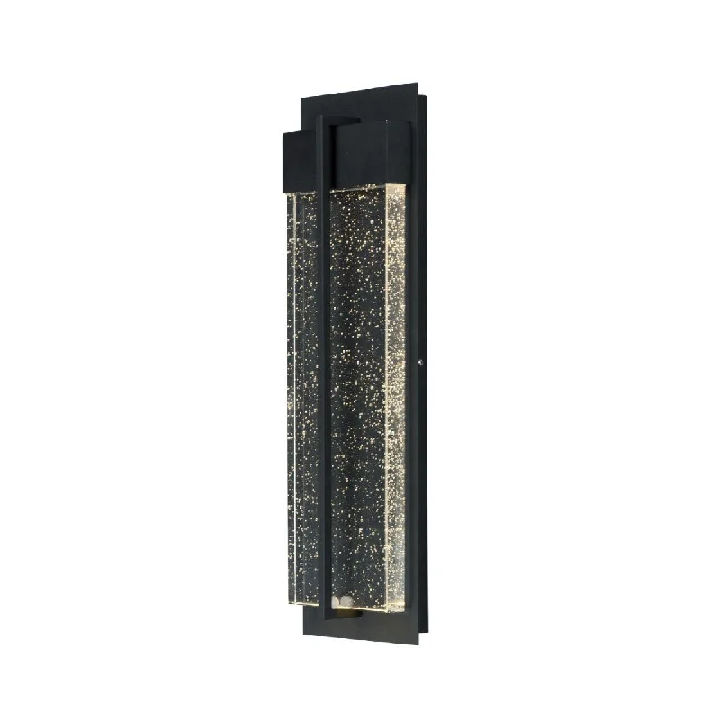 Industrial Lighting for Chemical PlantsCascade 21 In LED Outdoor Wall Sconce 800 Lumens 3000K Black Finish