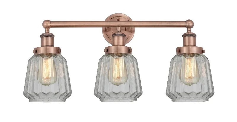 Shock - Resistant Industrial Lighting for Vibrating Machinery AreasEdison Three Light Bath Vanity