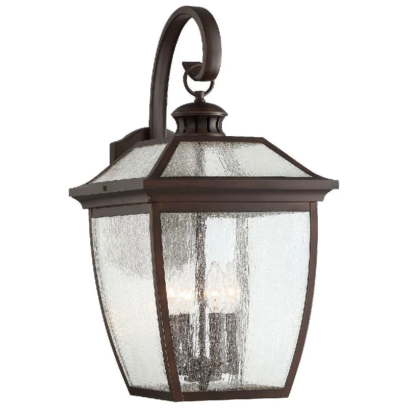 Industrial Emergency Lighting for Safety in FactoriesSunnybrook 23 in. 4 Lights Outdoor Wall Lantern Bronze Finish