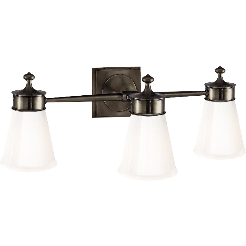 Track lighting with multiple heads for flexibilitySiena Triple Sconce