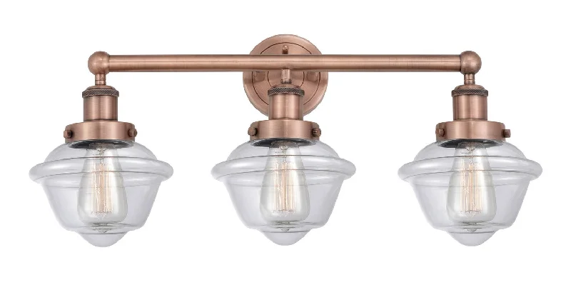 Durable Industrial Lighting for Harsh EnvironmentsEdison Three Light Bath Vanity