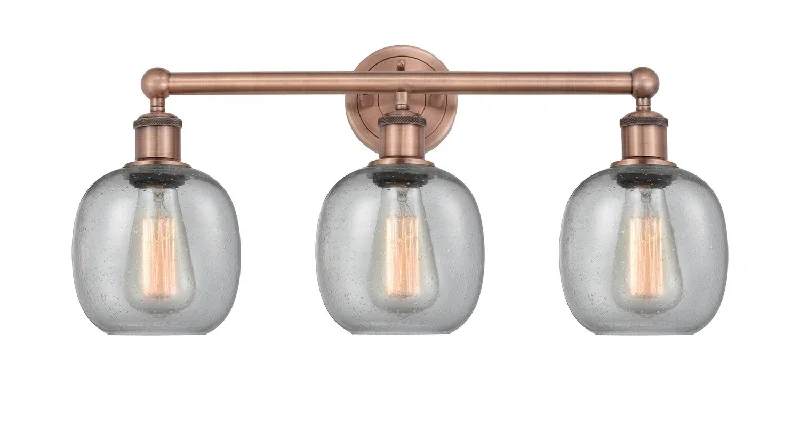 Adjustable Industrial Lighting for Flexible IlluminationEdison Three Light Bath Vanity