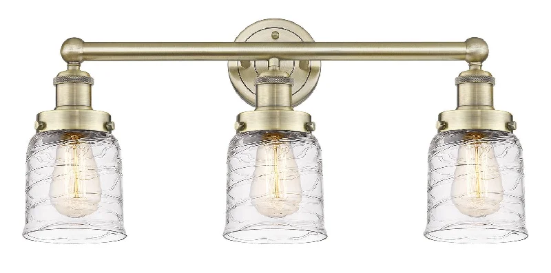 Industrial Wall - Mounted Lighting for Workshop WallsEdison Three Light Bath Vanity