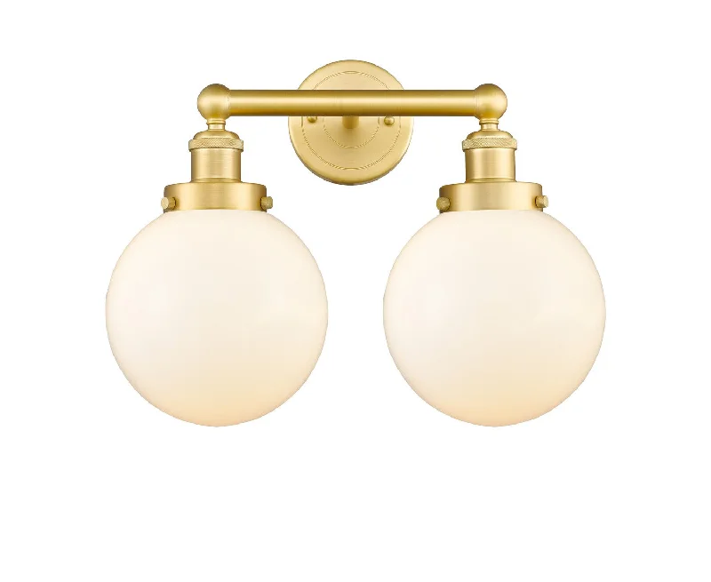 Shock - Resistant Industrial Lighting for Vibrating Machinery AreasEdison Two Light Bath Vanity