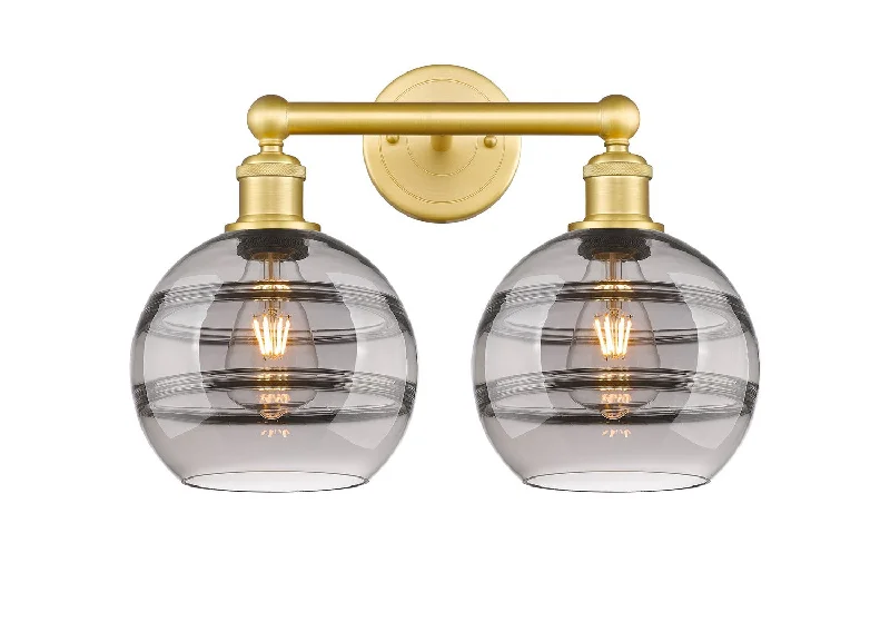 Dimmable Industrial Lighting for Ambiance ControlDowntown Urban Two Light Bath Vanity