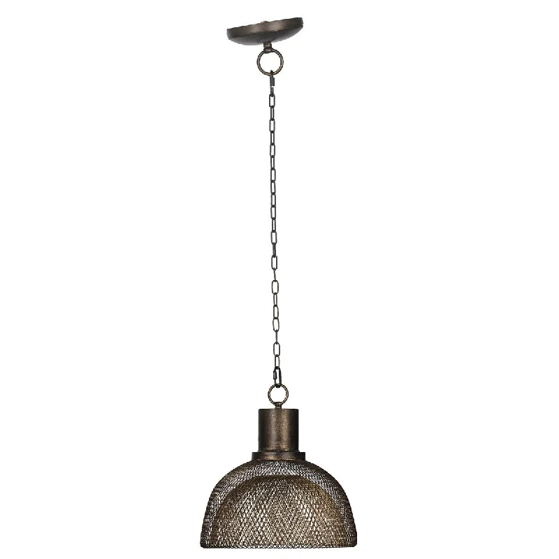Chandeliers with Murano Glass for a High - End Artistic TouchChandeliers with Murano Glass for a High - End Artistic Touch1-Light Farmhouse Rustic Wire Mesh Chandelier