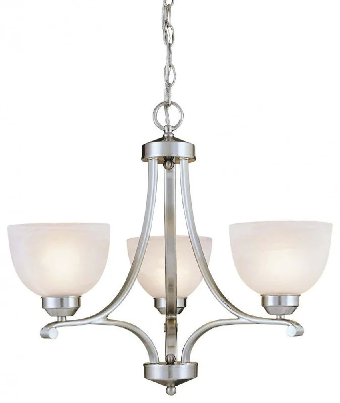 Chandeliers with Clear Crystal for a Sparkling EffectChandeliers with Clear Crystal for a Sparkling Effect1423-84 - Brushed Nickel 3 Lt. Paradox Chandelier Chandeliers with Clear Crystal for a Sparkling EffectChandeliers with Clear Crystal for a Sparkling Effect1423-84 - Brushed Nickel 3 Lt. Paradox Chandelier