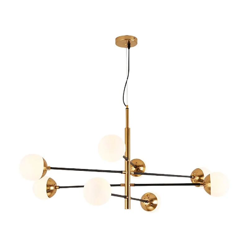 Minimalist Chandeliers for Sleek and Simple InteriorsMinimalist Chandeliers for Sleek and Simple Interiors6-light Sputnik Sphere Chandelier - Gold