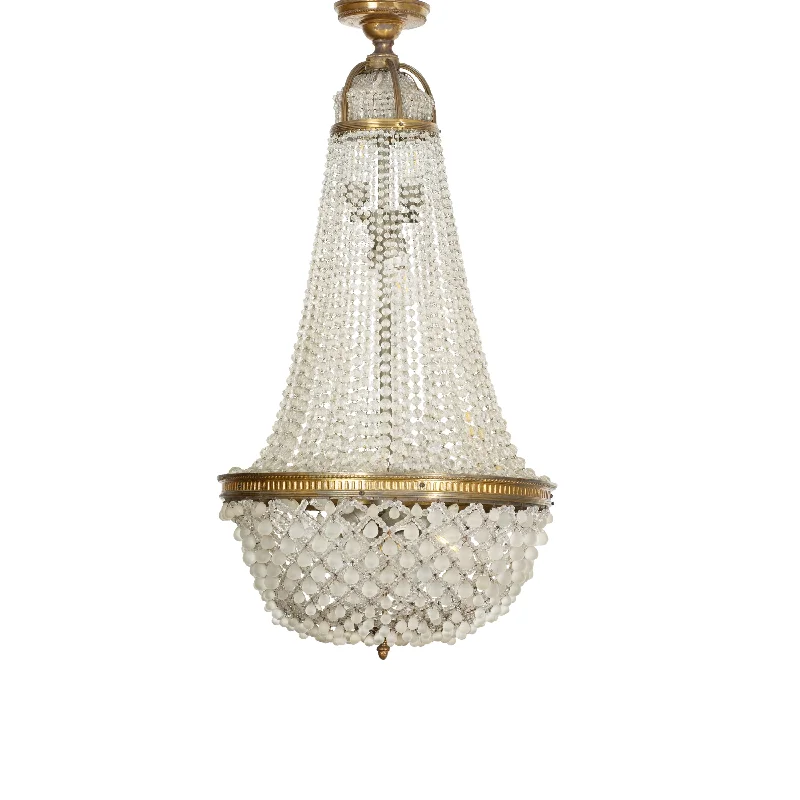 Chandeliers with Murano Glass for a High - End Artistic TouchChandeliers with Murano Glass for a High - End Artistic TouchA FRENCH GILT BRONZE & BEADED GLASS CHANDELIER, CIRCA 1900