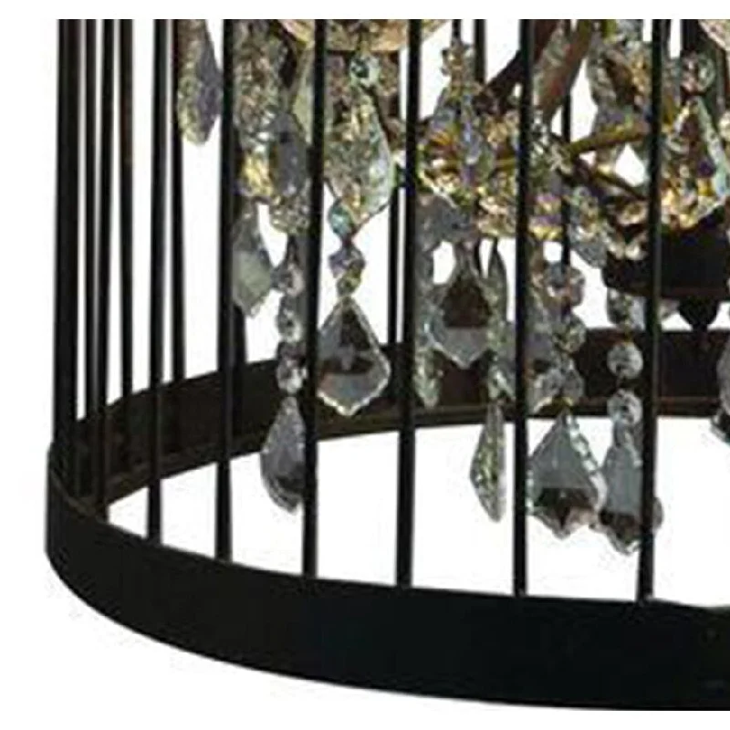 Art Deco Chandeliers for a Retro - Glam LookArt Deco Chandeliers for a Retro - Glam LookAA Warehousing Hunter 12 Light Cage Chandelier in Rustic Black Finish - rustic black