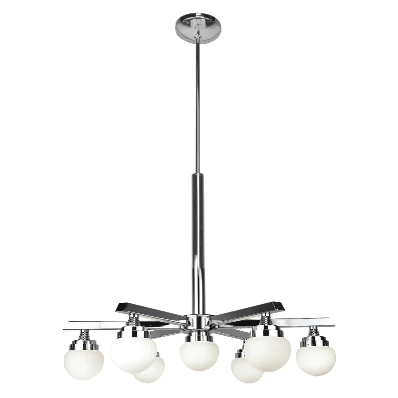 Chandeliers with Clear Crystal for a Sparkling EffectChandeliers with Clear Crystal for a Sparkling EffectAccess Lighting Classic Chrome LED Chandelier