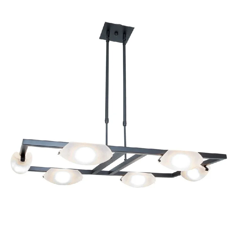 Chandeliers with Metal Frames in Bronze FinishChandeliers with Metal Frames in Bronze FinishAccess Lighting Nido 6-light Oil Rubbed Bronze Chandelier