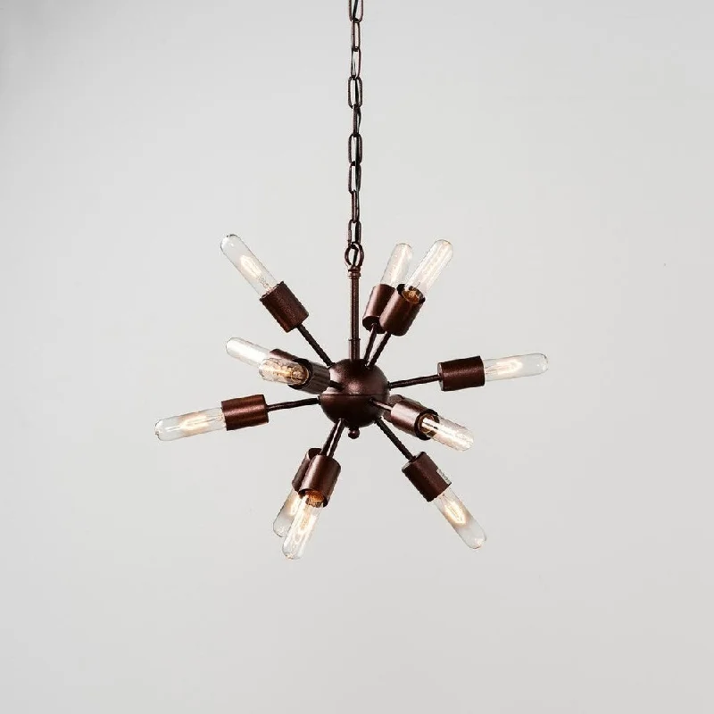 Art Deco Chandeliers for a Retro - Glam LookArt Deco Chandeliers for a Retro - Glam LookAislinn Starburst 12-Light 15-inch Small Chandelier by Kosas Home