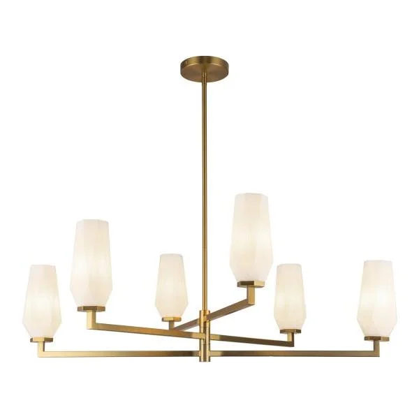 Art Deco Chandeliers for a Retro - Glam LookArt Deco Chandeliers for a Retro - Glam LookKrysta 6-Light 35" Chandelier