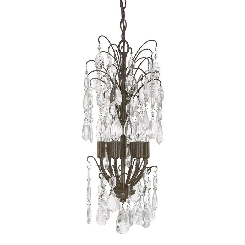 Modern Crystal Chandeliers for Contemporary HomesModern Crystal Chandeliers for Contemporary HomesAxis 6-light Russet Mini Chandelier