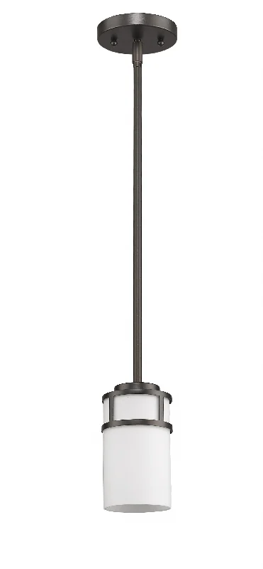 Mini Chandeliers for Adding Charm to Small SpacesMini Chandeliers for Adding Charm to Small SpacesBrushed Bronze Minimalist Cylindrical Hanging Light By Homeroots