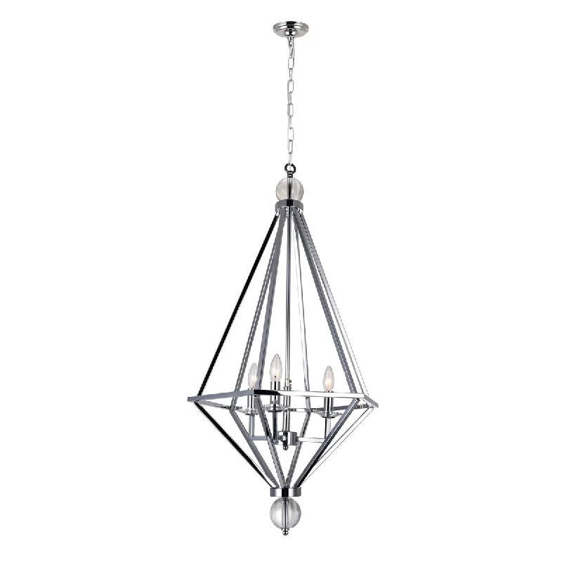 Chandeliers with Candle - Style Bulbs for a Classic AestheticChandeliers with Candle - Style Bulbs for a Classic AestheticCalista 3 Light Chandelier With Chrome Finish