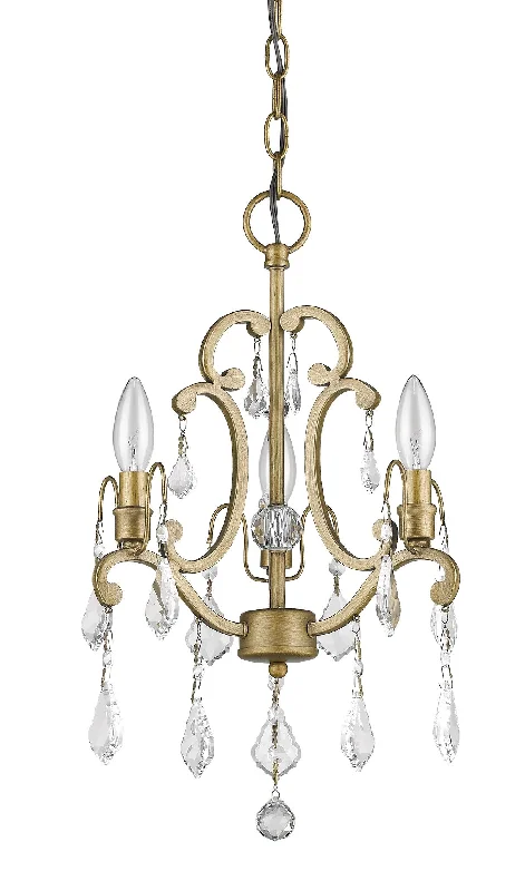 Chandeliers for Low Ceilings to Avoid OvercrowdingChandeliers for Low Ceilings to Avoid OvercrowdingClaire 3-Light Antique Gold Convertible Mini Chandelierto Semi-Flush Mount With Crystal Accents By Homeroots