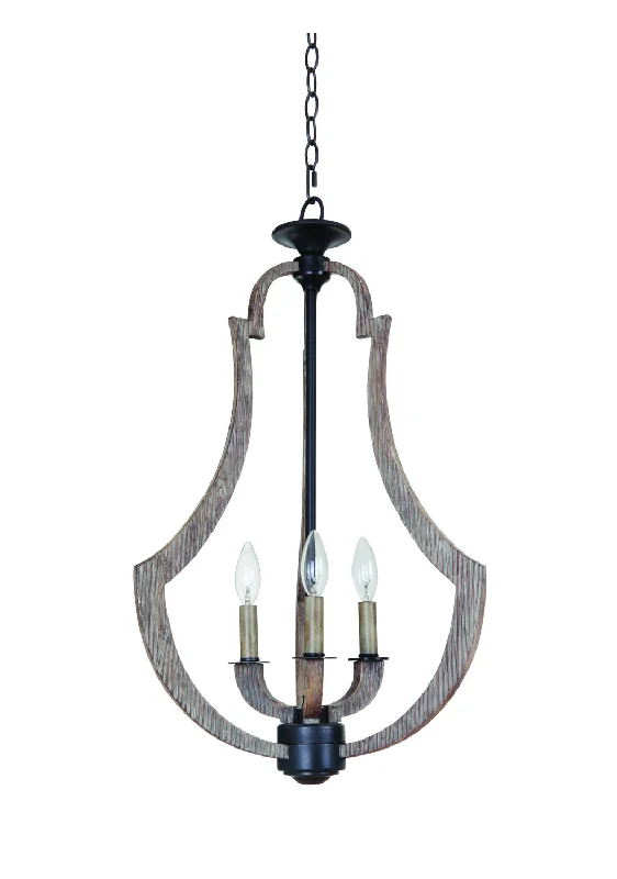 Bohemian - Style Beaded Chandeliers for Eclectic DecorBohemian - Style Beaded Chandeliers for Eclectic DecorCraftmade Winton 35133-WP Chandelier Light - Weathered Pine