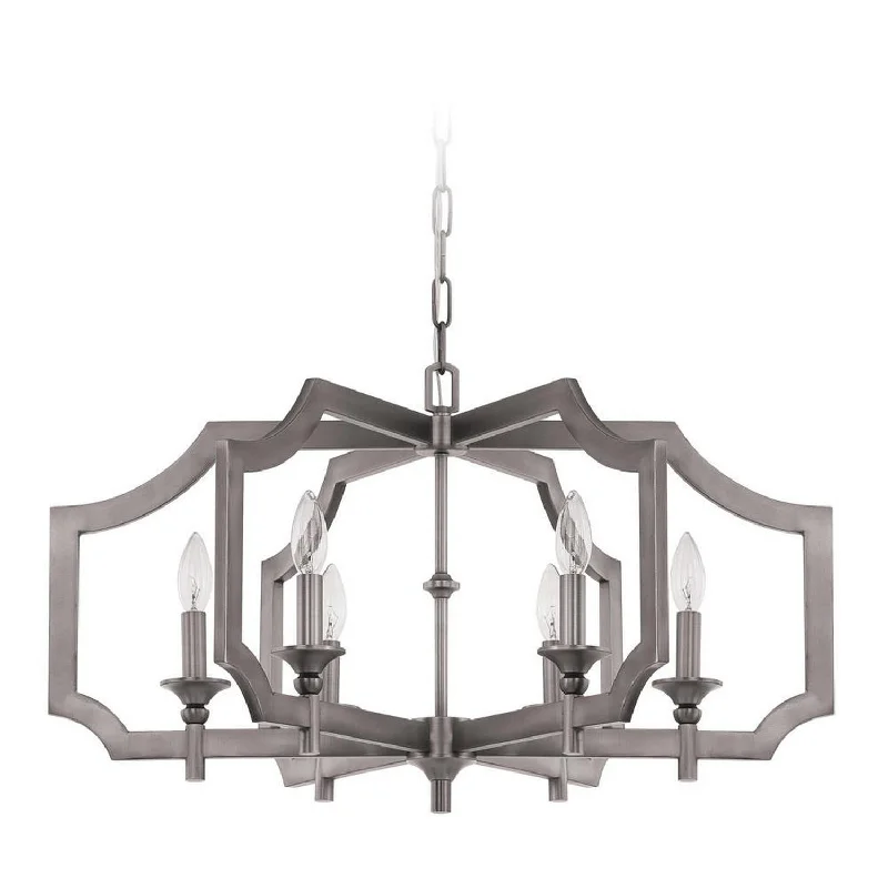Large Chandeliers for Grand Halls and FoyersLarge Chandeliers for Grand Halls and FoyersCraftmade Lisbon 37326-AN Chandelier Light - Antique Nickel