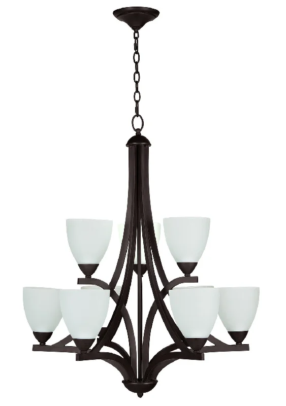 Minimalist Chandeliers for Sleek and Simple InteriorsMinimalist Chandeliers for Sleek and Simple InteriorsCraftmade Almeda 37729-OLB-WF Chandelier Light - Oiled Bronze w/White Frost