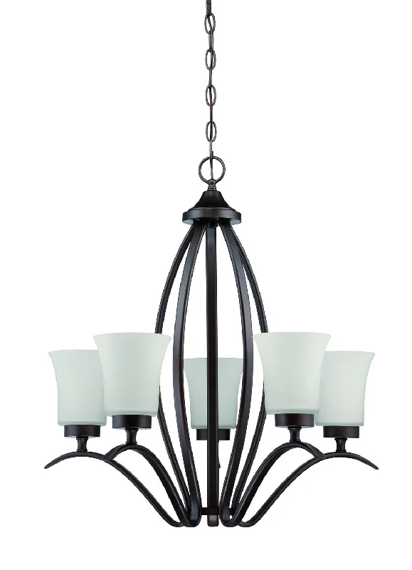 Chandeliers with Colored Glass for a Splash of ColorChandeliers with Colored Glass for a Splash of ColorCraftmade Northlake 38325-ABZ Chandelier Light - Aged Bronze Brushed