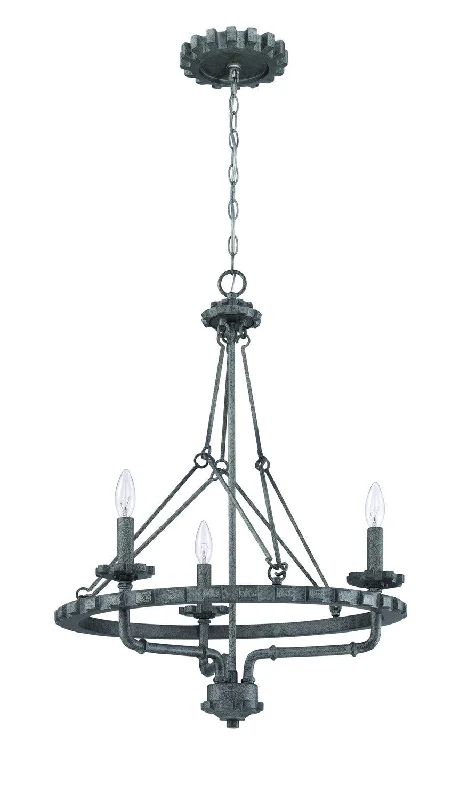 Chandeliers with Dimmable Lights for Ambiance ControlChandeliers with Dimmable Lights for Ambiance ControlCraftmade Prime 38633-AGV Chandelier Light - Aged Galvanized