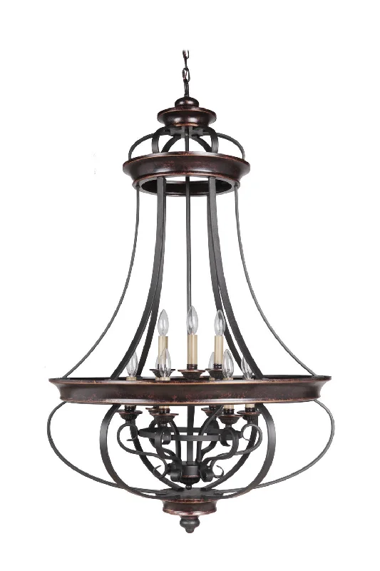 Incandescent Chandeliers for a Warm and Traditional GlowIncandescent Chandeliers for a Warm and Traditional GlowCraftmade Stafford 38739-AGTB Chandelier Light - Aged Bronze/Textured Black