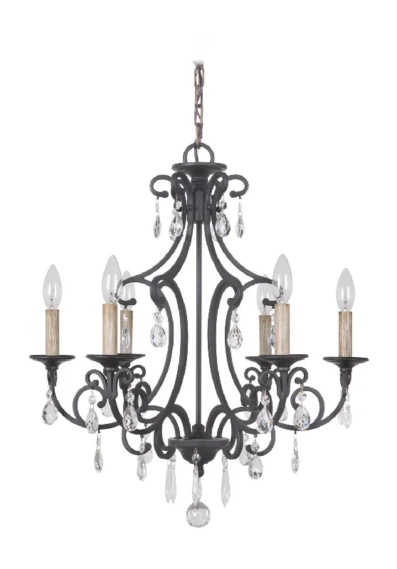 Traditional Brass Chandeliers for Classic InteriorsTraditional Brass Chandeliers for Classic InteriorsCraftmade Bentley 38926-MBK Chandelier Light - Matte Black