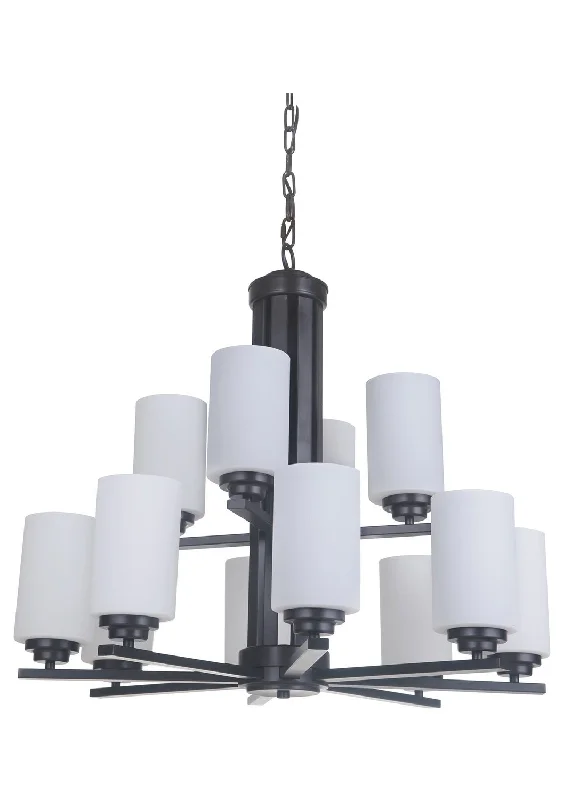 Chandeliers with Metal Frames in Copper FinishChandeliers with Metal Frames in Copper FinishCraftmade Albany 39712-OB Chandelier Light - Oiled Bronze