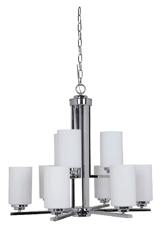 Chandeliers with Clear Crystal for a Sparkling EffectChandeliers with Clear Crystal for a Sparkling EffectCraftmade Albany 39729-CH Chandelier Light - Chrome