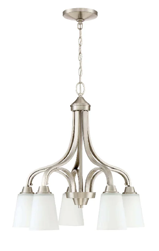 Mini Chandeliers for Adding Charm to Small SpacesMini Chandeliers for Adding Charm to Small SpacesCraftmade Grace 41915-BNK Chandelier Light - Brushed Polished Nickel
