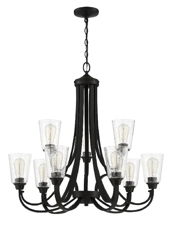 Chandeliers with Frosted Glass for a Softer Light DiffusionChandeliers with Frosted Glass for a Softer Light DiffusionCraftmade Grace 41929-ESP-CS Chandelier Light - Espresso