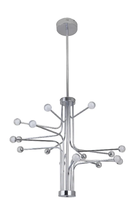 Industrial Iron Chandeliers for Loft - Inspired SpacesIndustrial Iron Chandeliers for Loft - Inspired SpacesCraftmade Solis 43016-CH-LED Chandelier Light - Chrome