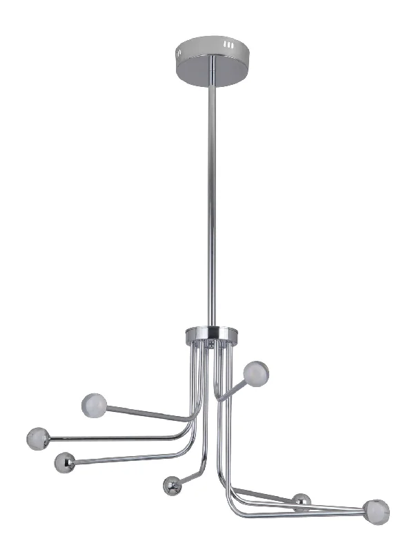 Chandeliers with Sputnik - Style Design for a Futuristic VibeChandeliers with Sputnik - Style Design for a Futuristic VibeCraftmade Solis 43028-CH-LED Chandelier Light - Chrome