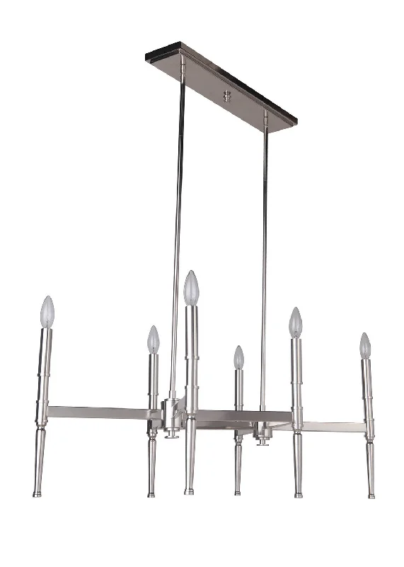 Modern Crystal Chandeliers for Contemporary HomesModern Crystal Chandeliers for Contemporary HomesCraftmade Ella 44626-PLN Chandelier Light - Polished Nickel