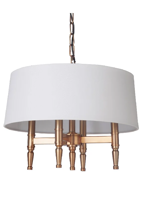 Bohemian - Style Beaded Chandeliers for Eclectic DecorBohemian - Style Beaded Chandeliers for Eclectic DecorCraftmade Ella 44694-SB Chandelier Light - Satin Brass