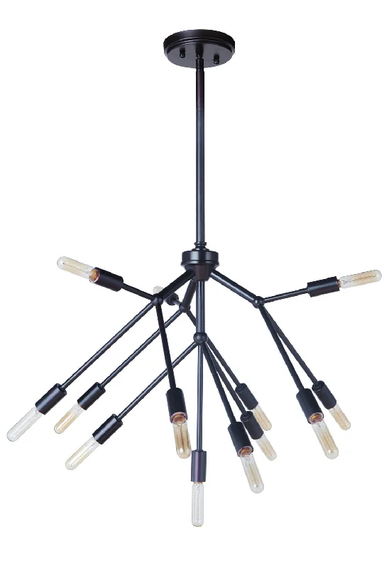 Chandeliers with Metal Frames in Gold FinishChandeliers with Metal Frames in Gold FinishCraftmade Aspen 44713-OB Chandelier Light - Oiled Bronze