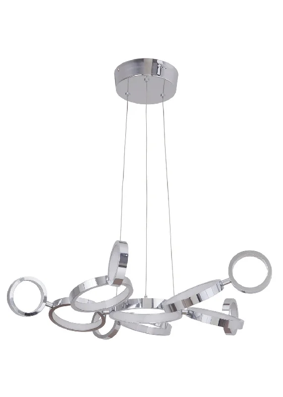 Chandeliers for Dining Rooms to Set the Mood for MealsChandeliers for Dining Rooms to Set the Mood for MealsCraftmade Mira 47191-CH-LED Chandelier Light - Chrome