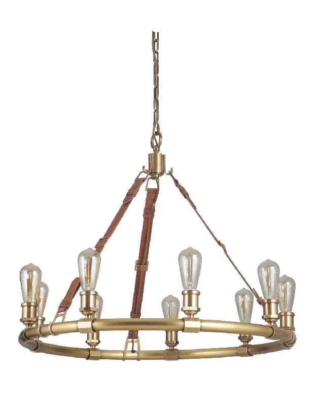 Chandeliers with Adjustable Arms for Directional LightingChandeliers with Adjustable Arms for Directional LightingCraftmade Huxley - Gallery 48129-VB Chandelier Light - Vintage Brass