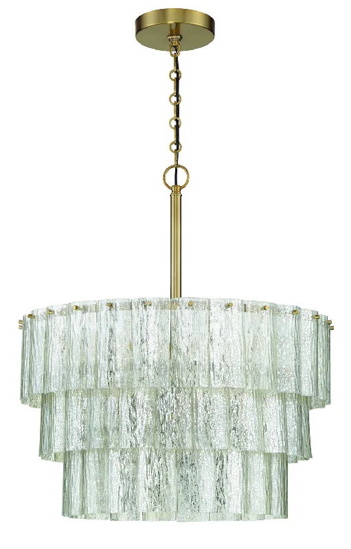 Chandeliers with Frosted Glass for a Softer Light DiffusionChandeliers with Frosted Glass for a Softer Light DiffusionCraftmade Museo 48694-SB Chandelier Light - Satin Brass