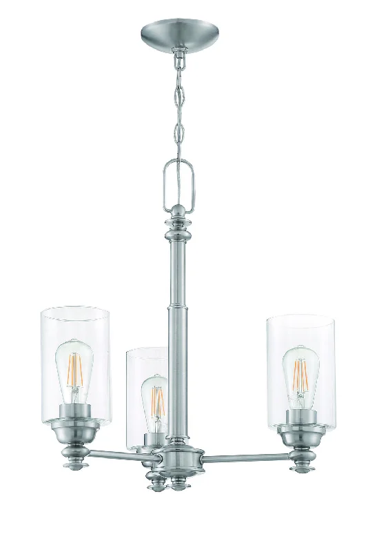 Mini Chandeliers for Adding Charm to Small SpacesMini Chandeliers for Adding Charm to Small SpacesCraftmade Dardyn 49823-BNK-C Chandelier Light - Brushed Polished Nickel