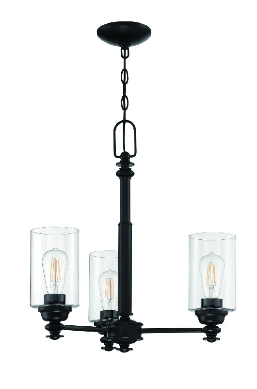 Mid - Century Modern Chandeliers for Vintage AppealMid - Century Modern Chandeliers for Vintage AppealCraftmade Dardyn 49823-FB-C Chandelier Light - Flat Black