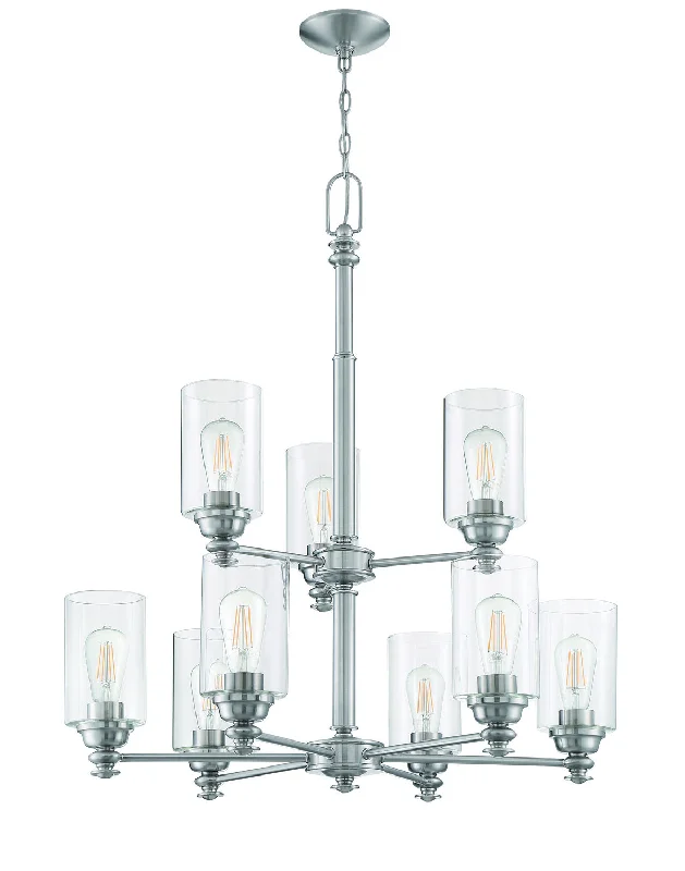 Chandeliers for High Ceilings to Fill Vertical SpaceChandeliers for High Ceilings to Fill Vertical SpaceCraftmade Dardyn 49829-BNK-C Chandelier Light - Brushed Polished Nickel